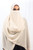 Large Square HIjab &  Matching Half Face Niqab 