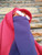 Violet Pebble Georgette Half Face Niqab (PGNQ1)  Violet Pebble Georgette Half Face Niqab (PGNQ1)