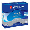 Verbatim BD-R 50GB Dual Layer (DL) 5 pack in jewel cases 43748