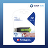 Image of a Verbatim Store 'n' Go V2 USB 2.0 32GB - Green 65852