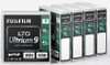 Image of a Fujifilm LTO9 Ultrium 18TB/45TB Data Cartridge 71045 front and side view in case