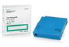 HPE LTO-9 Ultrium 45TB RW Data Cartridge Q2079A cartridge in case with packaging & cartridge out of case angled back
