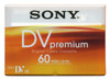 Sony DV premium 60min Digital Video Cassette Mini DVM60PR4 front