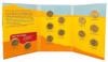 The Aussie Big Things 2 completed open folder with all 12 uncirculated $1 coins shwing their reverse images