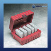 Turtle DLT 5 Tape Capacity Case 00-672702 in an open view with tapes