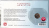 2018 Red Poppy $2 Remembrance Day Centenary of Armistice 'C' Mintmarked Uncirculated Coin & Stamp PNC back view