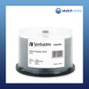 Image of a Verbatim CD-R Azo White Inkjet Printable 50 disc spindle 700mb/80min front view