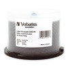 Image of a Verbatim DVD+R 50 Disc Spindle White Wide Inkjet Printable 94917 front view