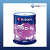 Image of a Verbatim DVD+R 100 Disc Spindle 95098 front view