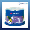 Verbatim DVD+R 50 Disc Spindle White Inkjet Printable 95136