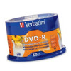 Verbatim DVD-R 50 Disc Spindle White Inkjet Printable 95137
