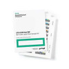 HPE LTO-8 Ultrium RW Barcode Label Pack Q2015A view of the packaging & part of a tape barcode label sheet