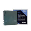 IBM LTO4 Ultrium 4 800GB/1.6TB Data Cartridge 95P4436 view of the tape cartridge on the left & the case and packaging on the right