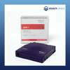 Oracle StorageTek LTO7 M8 Ultrium Type M Pre-barcoded Data Cartridge 7114787-U view of cartridge in front of packaging
