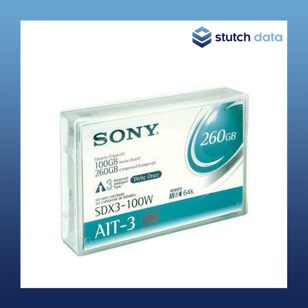 Sony AIT-3 WORM Data Cartridge SDX3-100W