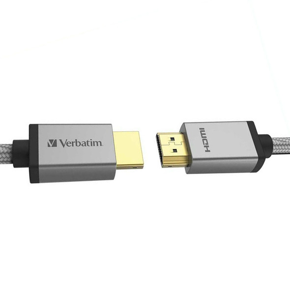Verbatim HDMI 2.1 Cable 200cm Grey 66319 cable plug ends