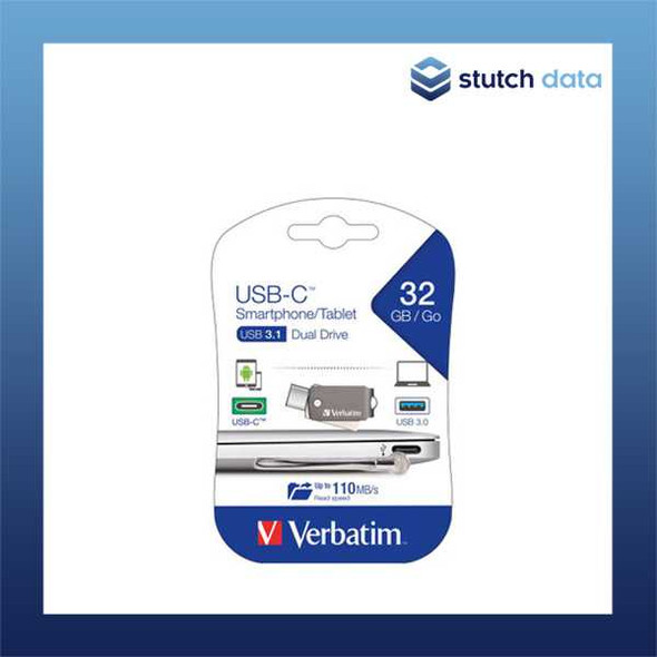 Verbatim Store'n'Go USB-C 3.1 Smartphone & Tablet 32GB Dual Drive 65744