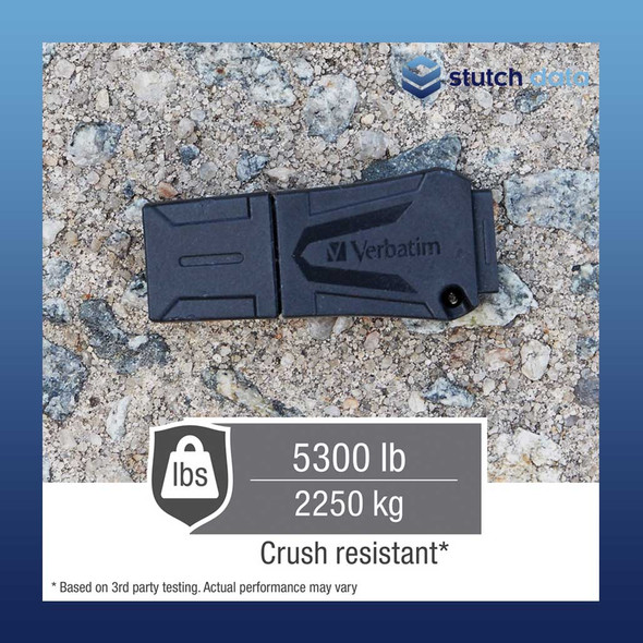 Image of Verbatim ToughMAX Military-Grade USB 2.0 Drive 64GB 49332 crush resistant