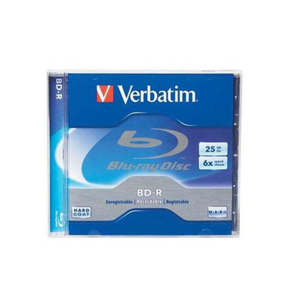 Verbatim Blu-Ray BD-R 25GB single disc in jewel case 96910