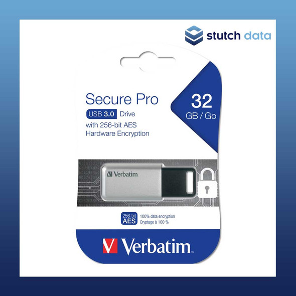 Image of Verbatim Store'n'Go Secure Pro USB 3.0 Drive 32GB 98665