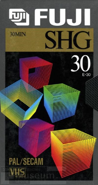Fuji VHS SHG 30min video cassette tape SHG SE-30