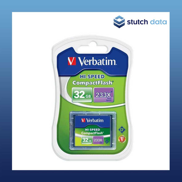 Verbatim 32GB Compact Flash CF Card 233x speed 62865