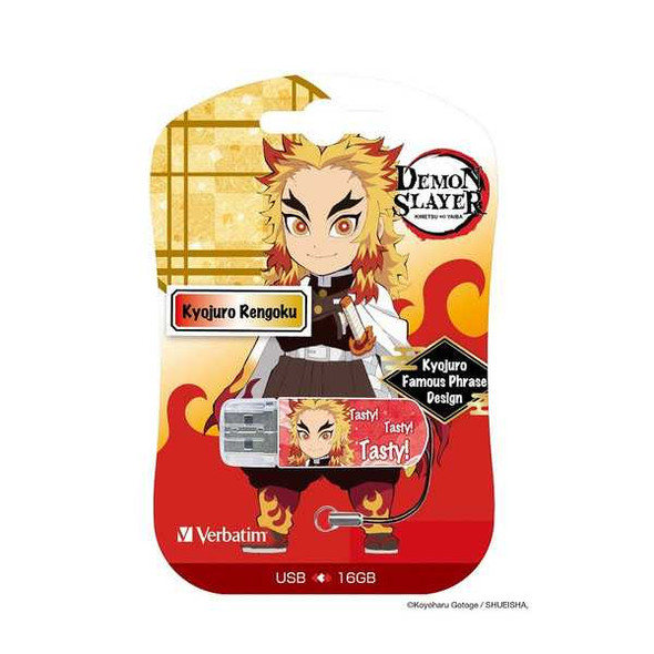 Verbatim Demon Slayer 16GB USB 2.0 Flash Drive - Kyojuro Rengoku 71258