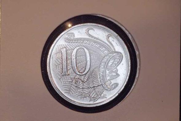 RAM 1997 10-cent Circulated Coin in Self Adhesive Coin Holder