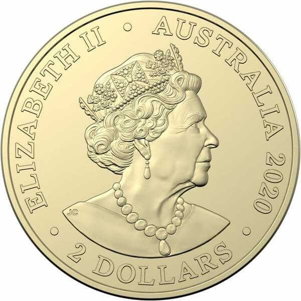 2020 RAM Firefighters $2 coloured uncirculated coin