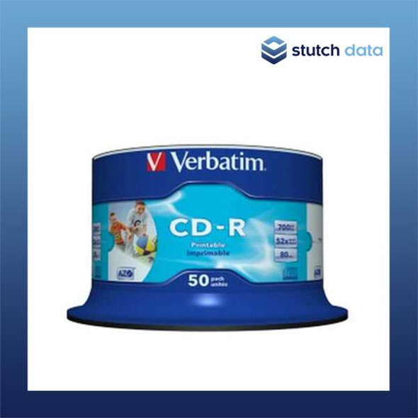 Verbatim CD-R White Inkjet Printable 50 Disc Spindle 41908