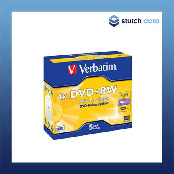 Verbatim DVD+RW 5 Pack in jewel cases 95043