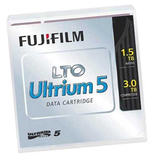 Fujifilm LTO5 Ultrium5 800GB/1.6GB Data Cartridge 71022 view of the tape case & packaging