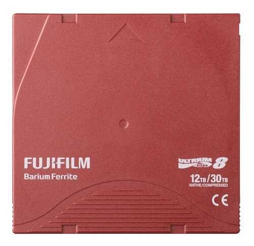 Fujifilm LTO8 Ultrium8 12TB/30TB Data Cartridge 71040 view from above without case