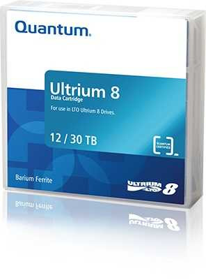 Quantum LTO8 Ultrium 8 Data Cartridge 12TB/30TB MR-L8MQN-01
