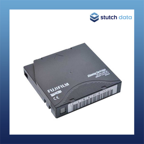 Spectra Logic LTO Cleaning Cartridge with Random Labels & Jewel Case view of cartridge and barcode label