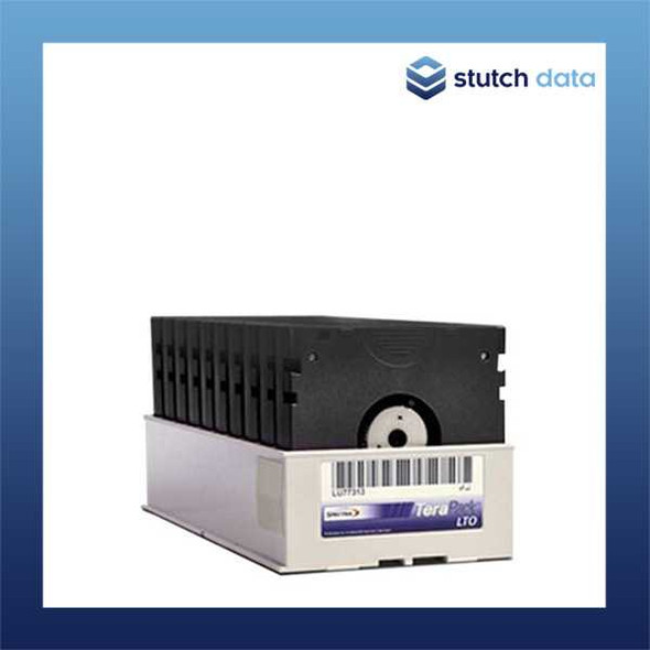 Spectra Logic LTO7 Ultrium 7 BaFe Terapack with Custom Barcode Labels & Dust Cover 90949614