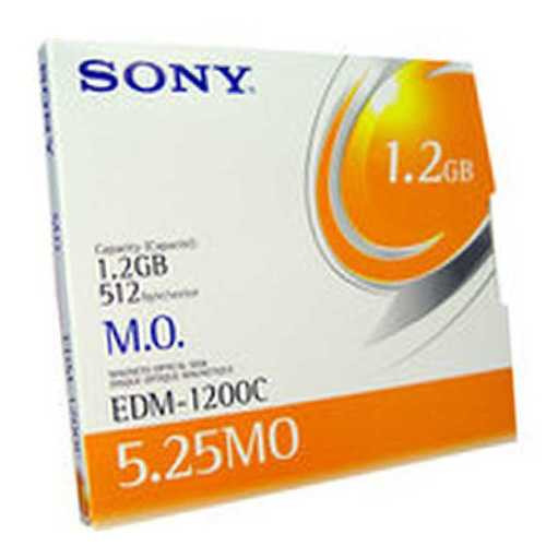 Sony Magneto Optical (MO) Disk 1.2GB RW EDM-1200B/C