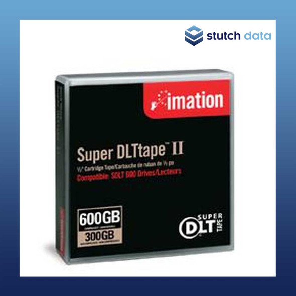 Imation SDLT2/SDLTII Data Cartridge front view of tape case & the packaging