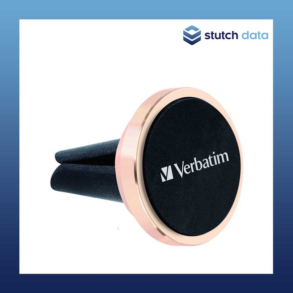 Verbatim Magnetic Car Air Vent Phone Holder - Gold/Black 65703