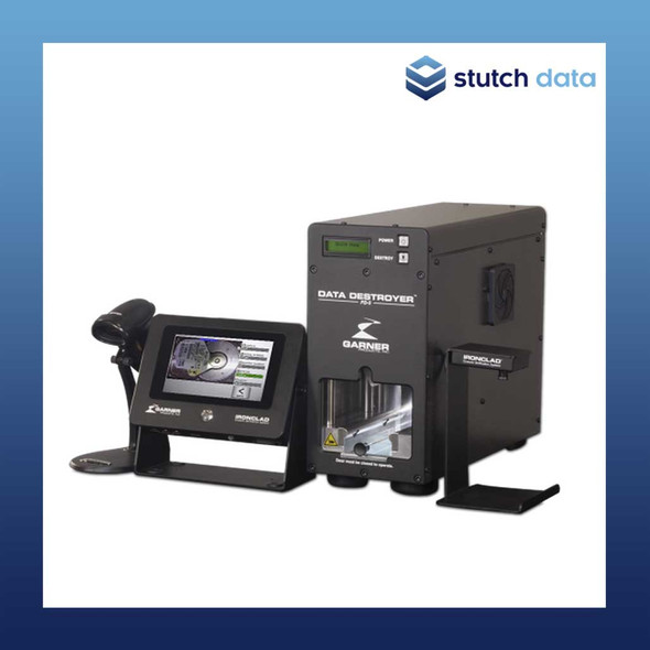 Garner PD-5 IRONCLAD Hard Drive Destroyer front view angled back to the right