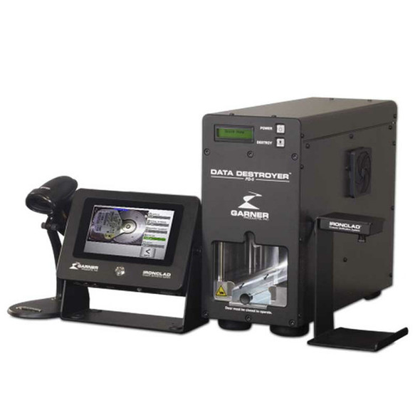 Garner PD-5 IRONCLAD Hard Drive Destroyer front view angled back to the right