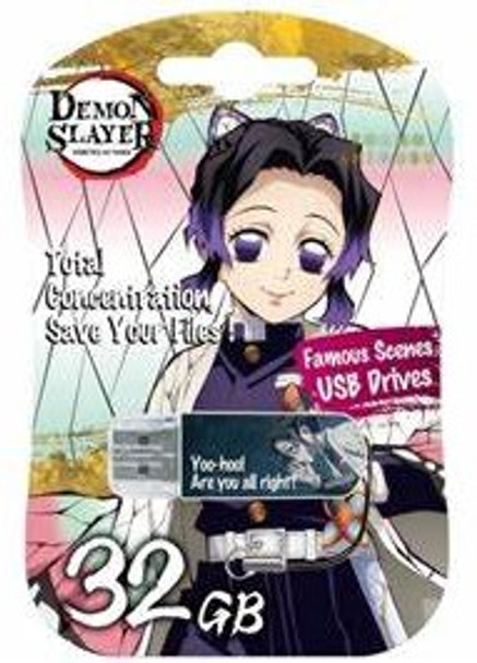 Verbatim Demon Slayer 32GB USB 3.2 Gen 1 Flash Drive - Shinobu Kocho 71264 in packaging