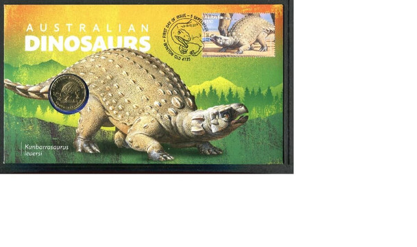 RAM Australia Post PNC 2022 Australian Dinosaurs Kunbarrasaurasiamantinasaurus ieversi PNC front view