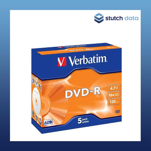 Verbatim DVD-R 5 Pack in Jewel Cases 95070
