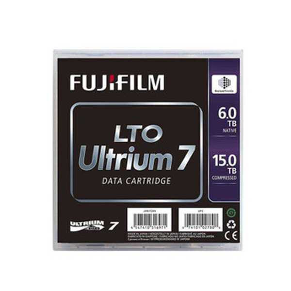Fujifilm LTO7 Ultrium7 6TB/15TB Data Cartridge 71036 view of case with packaging