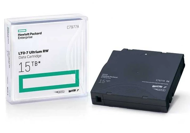 HPE/HP LTO-7 Ultrium RW 6TB/15TB Data Cartridge C7977A