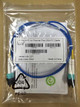 HPE Premier Flex LC/LC Multi-mode OM4 2 Fibre 1m Cable QK732A top view of the cable in plastic