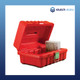 Turtle DLT 5 Tape Capacity Case 00-672702 in an open view with tapes