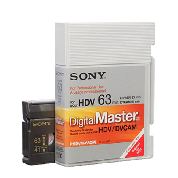 Sony Professional Digital Master HDV/DV 63min Tape Cassette