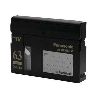 Pack de 5 bandes Panasonic PQ MiniDV neuves AY-DVM63PQUS